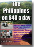 e-book cover for 'The Philippines on $40 a Day'